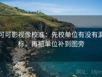 可可影视像校准：先校单位有没有漏标，再把单位补到图旁