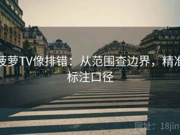 菠萝TV像排错：从范围查边界，精准标注口径