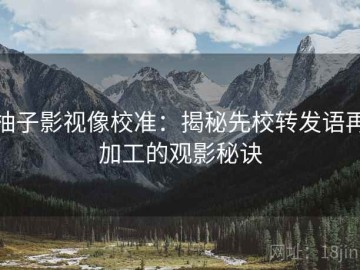 柚子影视像校准：揭秘先校转发语再加工的观影秘诀